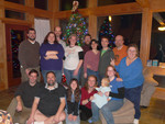 Group shot of everyone here for New Year's Eve, minus Kelly, who was taking the picture, and Connor, who was somewhere else