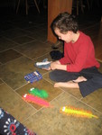 Connor was thrilled by his stocking contents!