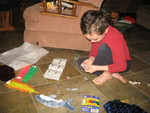 He's really gotten pretty good at following the instructions and assembling Lego creations without help