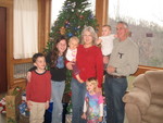 Mom and dad with all the grandkids