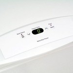 The control panel.  It tells you what the temperature is, so if the power goes out, you don't have to open it to see how it's doing.  (There's a 9-V battery backup.) It also has a temperature alarm that goes off if the temp rises above a certain set point.