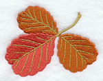 Alder leaf trio purchased from Embroidery Library
