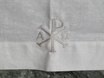 New altar cloth for St. Aidan's