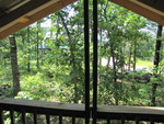 Looking toward the house from playhouse deck