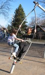Don and Kailyn on the spinning ride
