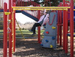 Kailyn on the monkey bars