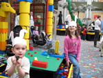 The kids in the Legoland play area