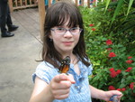 Kailyn with a butterfly