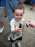 Connor and I have matching butterflies!