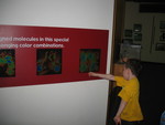 Connor trying out the liquid crystal thermometer display