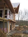 Solar overhangs -- now a bottom one as well as the large top one