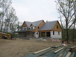 East-end dormer has roofing now