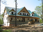 Another view of the roof on the front
