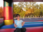 Kailyn in the bouncing game