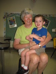 August 24: Connor with Mrs. Arlene