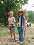 Tori and Kailyn, bold adventurers