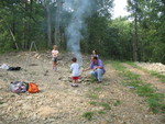 Around the fire