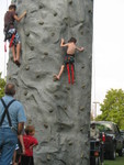 Connor went up too.  He only wanted to go once but he dragged it out a bit.