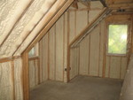 Insulation in reading nook
