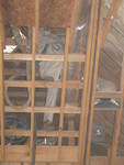 Guy spraying insulation