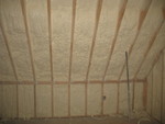 Playroom kneewall/sloping ceiling