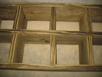 Detail of the individual box structures
