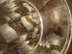 Showing the wider extent of scratching, all over the primary surface the sun would hit first