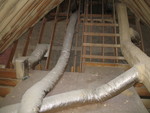 Showing the upper surface of the yet-to-be-sprayed netting