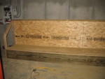 August 14: Battery stand in progress