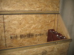 The first batteries put into the battery box
