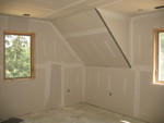 Kailyn's room with drywall mudded