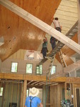 More beadboard work