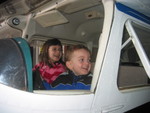 The wingflaps move when we turn the wheel!