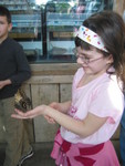 Kailyn with another butterfly