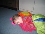 Connor is too sleepy to wake up on Christmas morning!