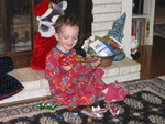 Connor's favorite thing from his stocking