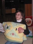 Great-Grandma Mary made Kailyn a beautiful quilt