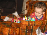 I love the expression on his face in this picture!