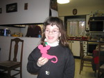 Kailyn's finished mouse sculpture