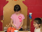 Kailyn with her cake