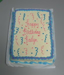 The birthday cake!