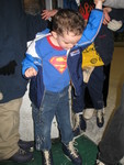 Connor getting used to his skates