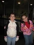 Kailyn (wearing Laura's gloves) and Laura