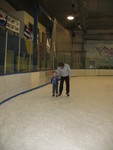 Connor was really proud of making it all of the way around without falling down even once!