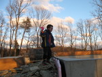 Connor being excited about floor joists and walls