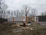 February 16: Most of the main-floor walls are up