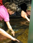 Kailyn got to touch one, too!