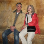 Mom and dad in the undersea cavern