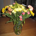 Flowers from Don for my birthday