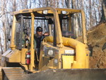 January 4. Connor helping bulldoze our driveway